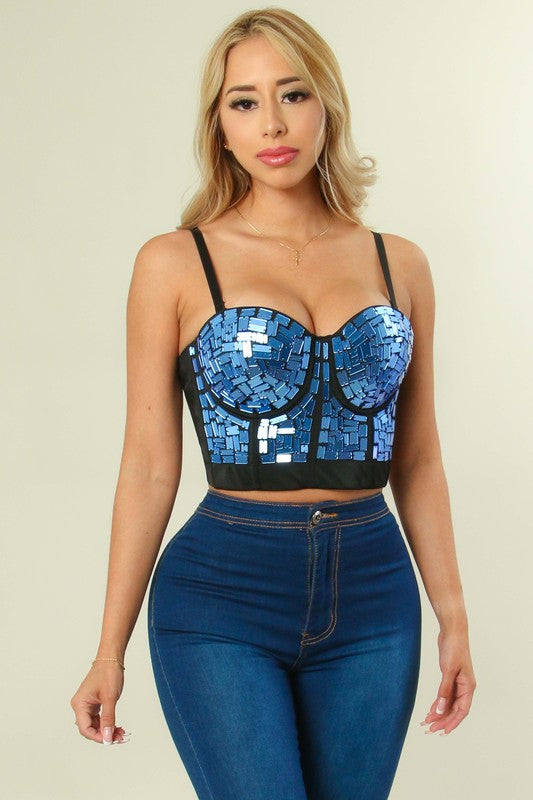 Crystal bralet