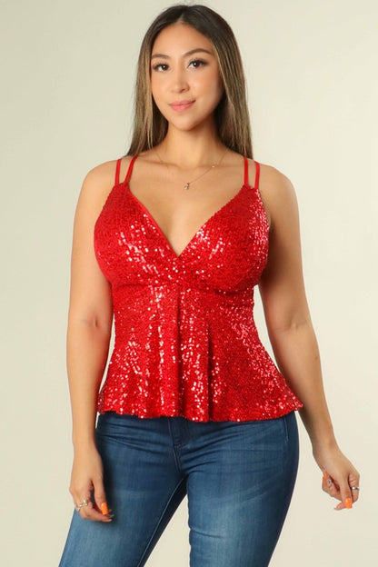 Dazzling peplum