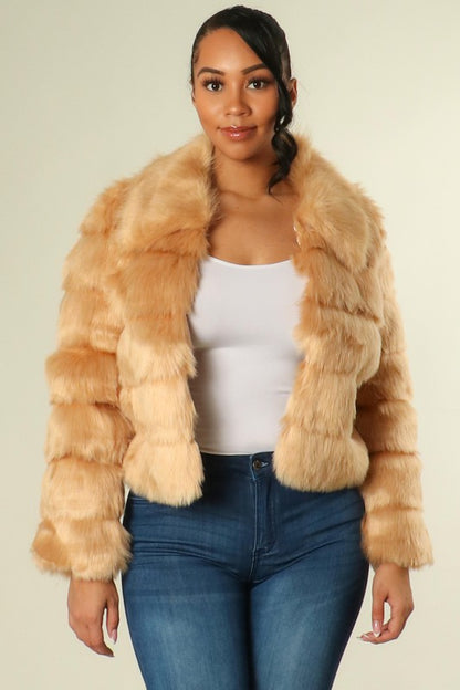 Fem fur coat