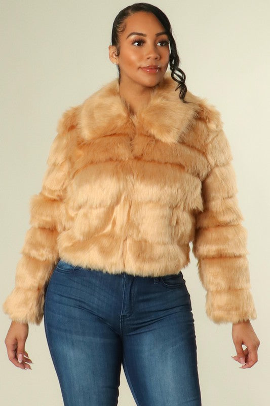 Fem fur coat