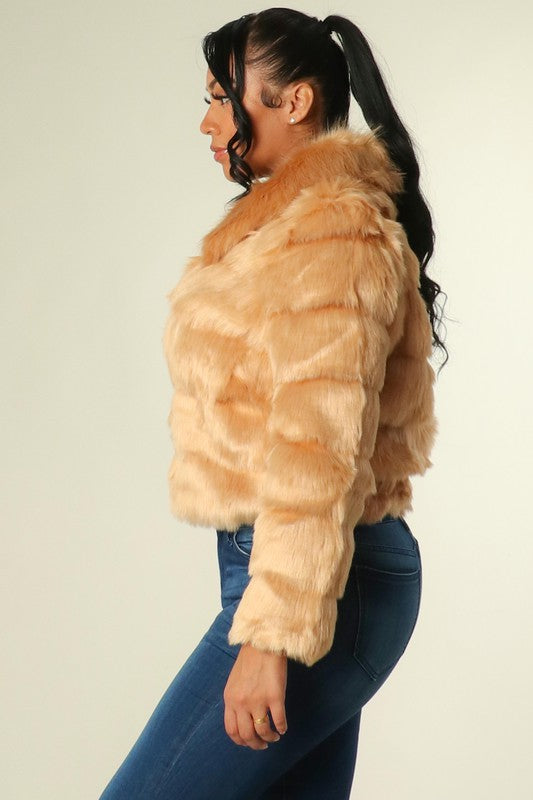 Fem fur coat