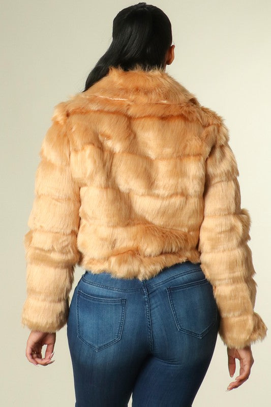 Fem fur coat