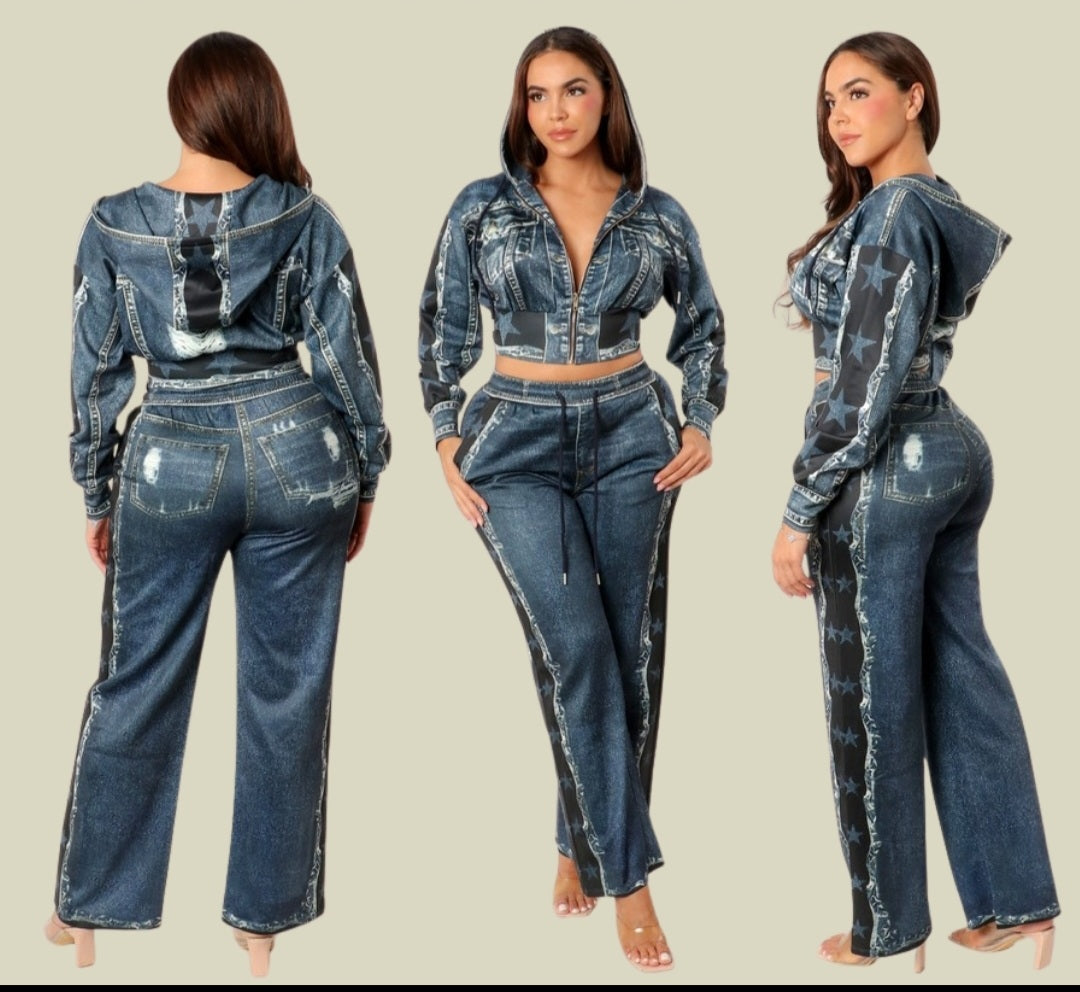 Denim world set