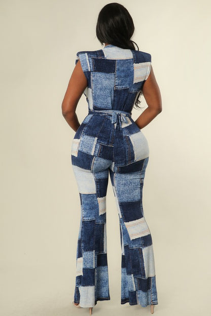 Multi block jumpsuit