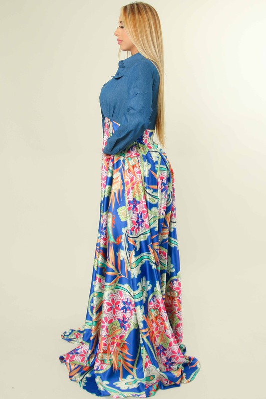 Flower bed maxi