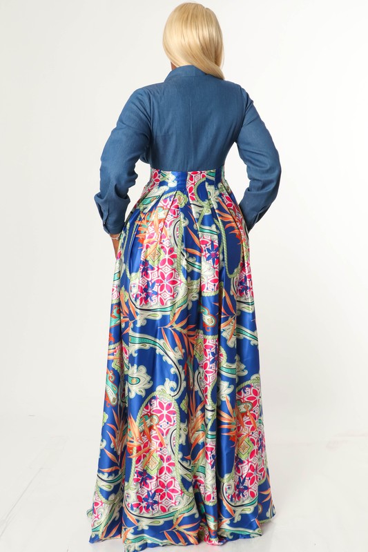 Flower bed maxi