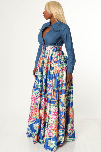 Flower bed maxi