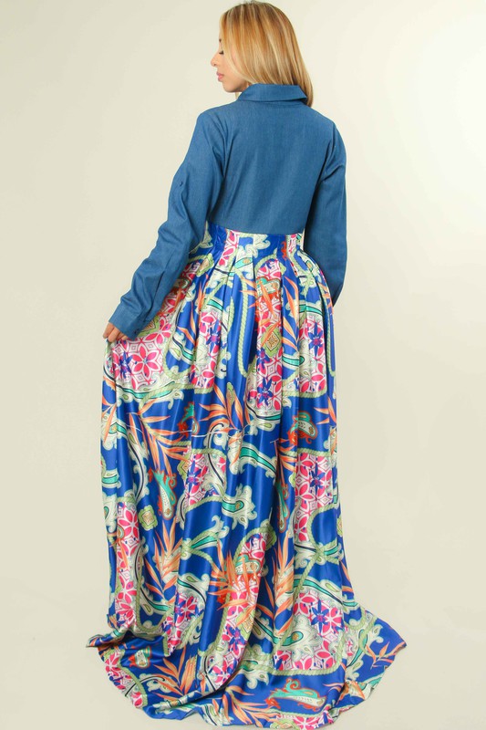 Flower bed maxi