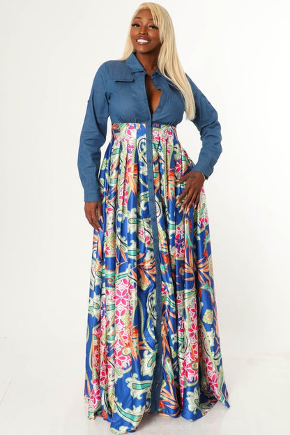 Flower bed maxi