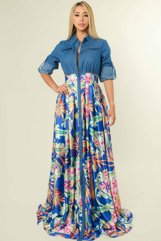 Flower bed maxi