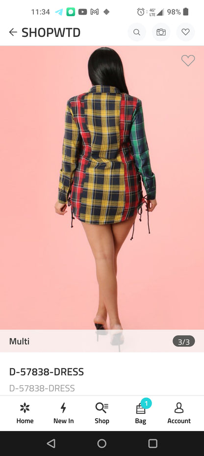 Plaid dress